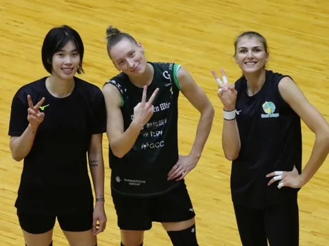 Thanh Thúy tỏa sáng giúp câu lạc bộ Gunma Green Wings thắng trận mở màn
