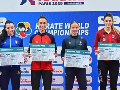 Karate Việt Nam hoàn thành chỉ tiêu 2 suất tham dự Giải vô địch thế giới 2025