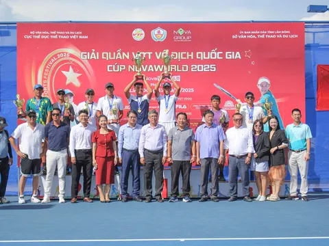 Vũ Hà Minh Đức giành cú đúp Giải vô địch Quần vợt quốc gia 2025