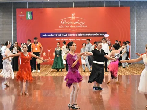 Hà Nội nhất toàn đoàn Giải Khiêu vũ thể thao Người khiếm thị toàn quốc 2025