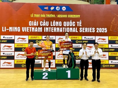 Vũ Thị Trang vô địch đơn nữ Giải Cầu lông International Series 2025