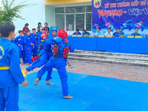 An Giang thi thăng cấp sơ đẳng Vovinam lần IV năm 2025
