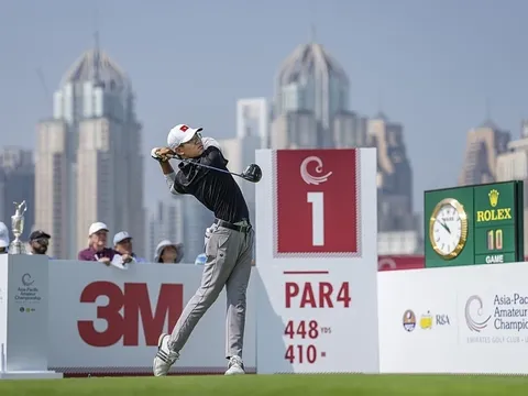 Lê Khánh Hưng thi đấu ấn tượng tại Giải Golf châu Á - Thái Bình Dương 2025