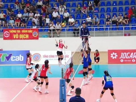 Xác định 4 cặp tứ kết nữ Giải Bóng chuyền hạng A toàn quốc 2025