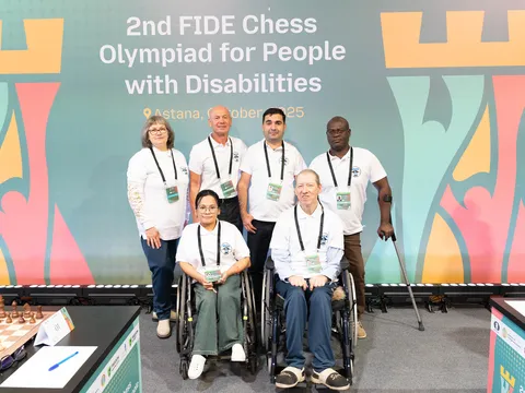 Kỳ thủ Trần Thị Bích Thủy thi đấu xuất sắc tại Olympiad Cờ vua người khuyết tật 2025