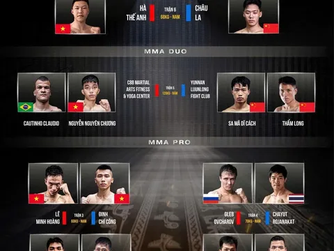 Giải Võ thuật Tổng hợp Việt Nam - LION Championship 28 được tổ chức tại Phú Quốc