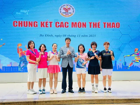 Chung kết các môn thể thao trong khuôn khổ Đại hội Thể dục thể thao phường Ba Đình lần thứ I năm 2025