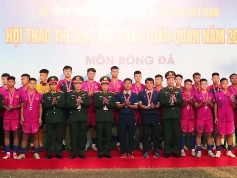 Bế mạc Hội thao Thể dục thể thao toàn quân năm 2025