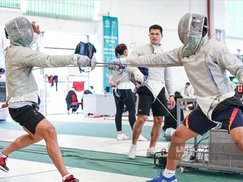 Đội tuyển đấu kiếm Việt Nam tập huấn tại Hàn Quốc