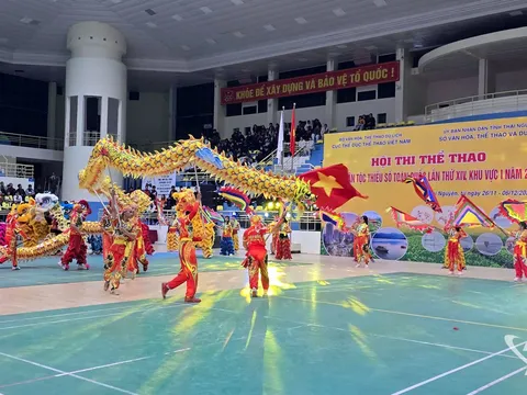 Gần 400 vận động viên tranh tài Hội thi Thể thao các dân tộc thiểu số toàn quốc khu vực I