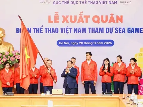 Lễ thượng cờ của Đoàn Thể thao Việt Nam sẽ diễn ra ngày 8/12