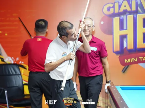 Giải HBSF MIN Table năm 2025: Trần Quyết Chiến vô địch nội dung Carom 3 băng