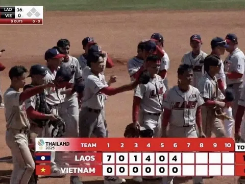 SEA Games 33: Đội tuyển bóng chày Việt Nam thua Lào