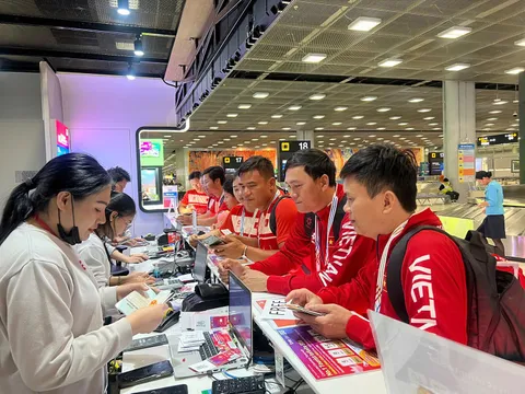 Đoàn Thể thao Việt Nam “đổ bộ” Thái Lan, sẵn sàng “gặt vàng” SEA Games 33