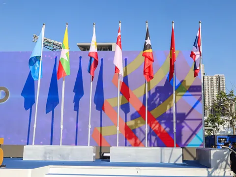 Lễ thượng cờ Đoàn Thể thao Việt Nam tại SEA Games 33