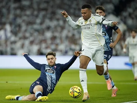 Real Madrid thua sốc Celta Vigo trên sân nhà Bernabeu