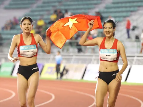 Môn Điền kinh SEA Games 33: Việt Nam giành cú đúp huy chương vàng trong ngày thi đấu đầu tiên