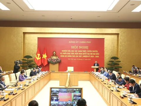 Quán triệt, triển khai thực hiện Nghị quyết Đại hội đại biểu Đảng bộ Chính phủ lần thứ I