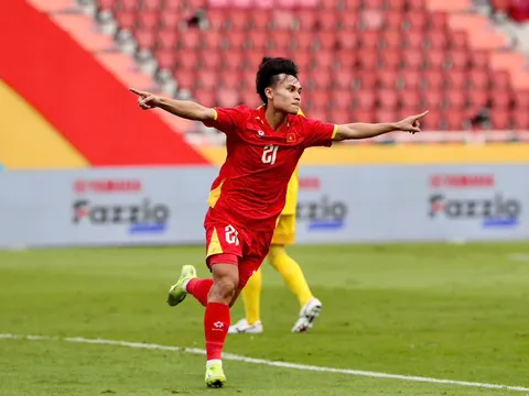Chùm ảnh: Đội tuyển U22 Việt Nam “đòi nợ” Malaysia thành công