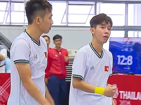 Lội ngược dòng ngoạn mục, Teqball Việt Nam lần đầu giành huy chương SEA Games