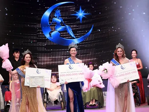 Vận động viên Nguyễn Thị Hải giành danh hiệu Á hậu 2 cuộc thi Hoa hậu Trăng khuyết Việt Nam 2025