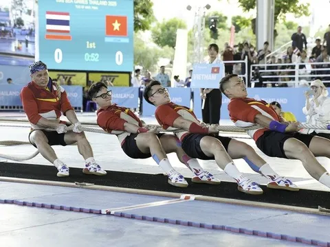 Đội tuyển kéo co Việt Nam thi đấu xuất sắc tại SEA Games 33 