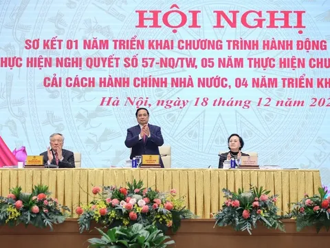 Hội nghị sơ kết Chương trình hành động của Chính phủ thực hiện Nghị quyết số 57-NQ/TW