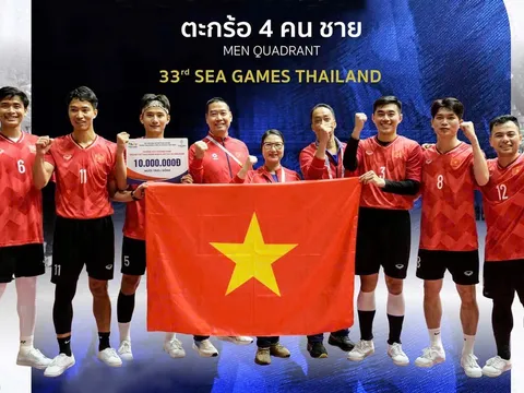 Cầu mây Việt Nam hoàn thành nhiệm vụ tại SEA Games 33