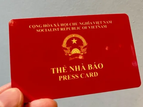 Gia hạn thời gian sử dụng Thẻ nhà báo kỳ hạn 2021-2025