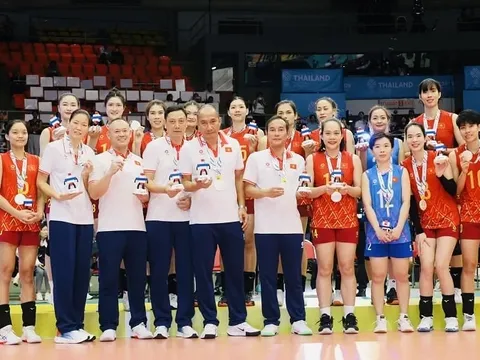 Đội tuyển bóng chuyền nữ Việt Nam khép lại năm 2025 với hạng 28 thế giới