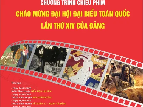 Viện Phim Việt Nam chiếu phim hướng tới Đại hội XIV của Đảng