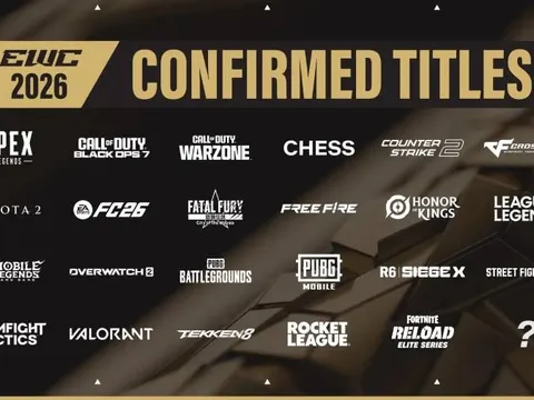 Esports World Cup 2026 trở lại với hàng loạt tựa game lớn