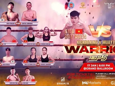 5 võ sĩ Việt Nam so tài cùng dàn cao thủ quốc tế tại Grand SF: Warriors EP05