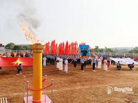 Khai mạc Đại hội Thể dục thể thao xã Đăk Ơ 