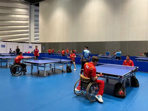 Các đội tuyển tích cực tập luyện, chờ ngày tranh tài tại ASEAN Para Games 13