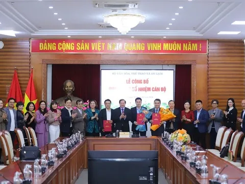 Bộ Văn hóa, Thể thao và Du lịch công bố các quyết định bổ nhiệm cán bộ