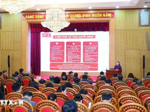 Hội nghị Báo cáo viên Trung ương toàn quốc thông báo nhanh kết quả Đại hội XIV của Đảng