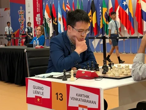 Đại kiện tướng Lê Quang Liêm lên hạng 17 thế giới