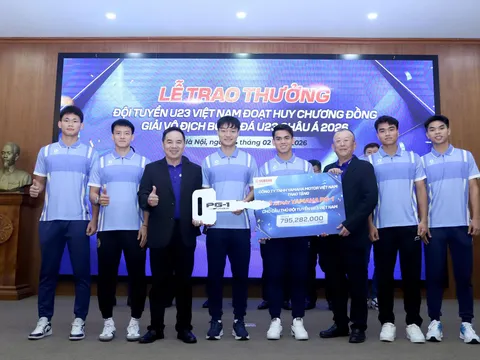 Đội tuyển U23 Việt Nam nhận thưởng lớn sau thành tích tại Giải U23 châu Á 2026