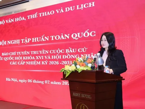 Hội nghị toàn quốc tập huấn tuyên truyền cuộc bầu cử đại biểu Quốc hội khóa XVI và HĐND các cấp nhiệm kỳ 2026-2031