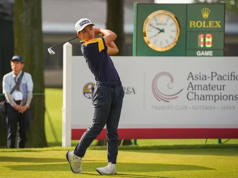 Golfer Nguyễn Anh Minh xuống hạng 43 thế giới