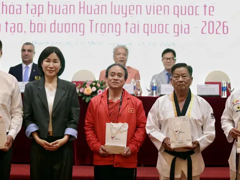 450 học viên tham dự khóa tập huấn huấn luyện viên quốc gia 2026 tại thành phố Hồ Chí Minh