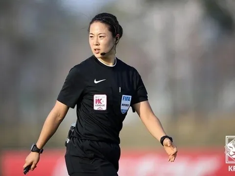 Trọng tài Hàn Quốc Kim Yu Jeong cầm còi trận Việt Nam - Nhật Bản tại ASIAN Cup nữ 2026