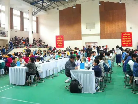 330 vận động viên tranh tài Giải cờ Vua Sơn Tây mở rộng 2026 