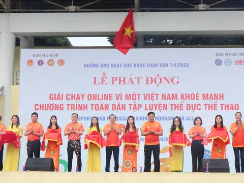 Lễ phát động Giải chạy online "Vì một Việt Nam khỏe mạnh" hưởng ứng Ngày Sức khỏe toàn dân 