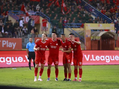 Vòng 16 V.League 2025-2026: Thể Công Viettel giữ thế bám đuổi ngôi đầu