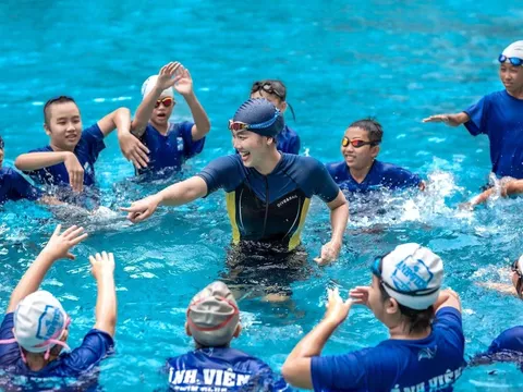 "Kình ngư" Nguyễn Thị Ánh Viên: Mong muốn nhiều trẻ em Việt Nam biết bơi hơn và an toàn hơn dưới nước