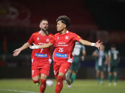 Vòng tứ kết Cúp Quốc gia 2025-2026: Khoa Ngô ghi bàn trên chấm phạt đền giúp Công an TP.HCM đánh bại Đồng Nai