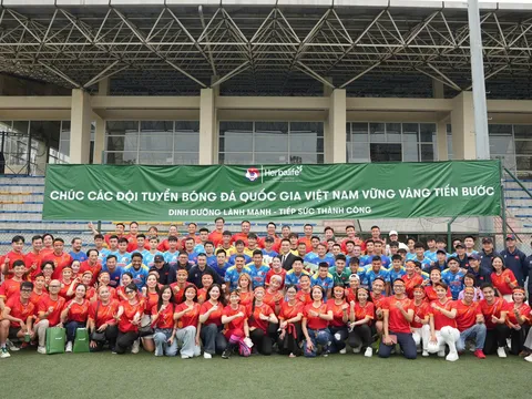 Herbalife Việt Nam cùng VFF tiếp sức các đội tuyển bóng đá quốc gia Việt Nam chuẩn bị mùa giải mới 2026