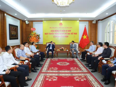 Lãnh đạo Ban Tuyên giáo và Dân vận Trung ương chúc mừng 80 năm Ngày truyền thống ngành Thể dục thể thao